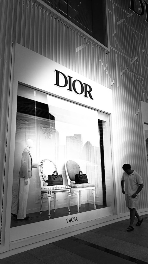 Dior Singapore boutique storefront