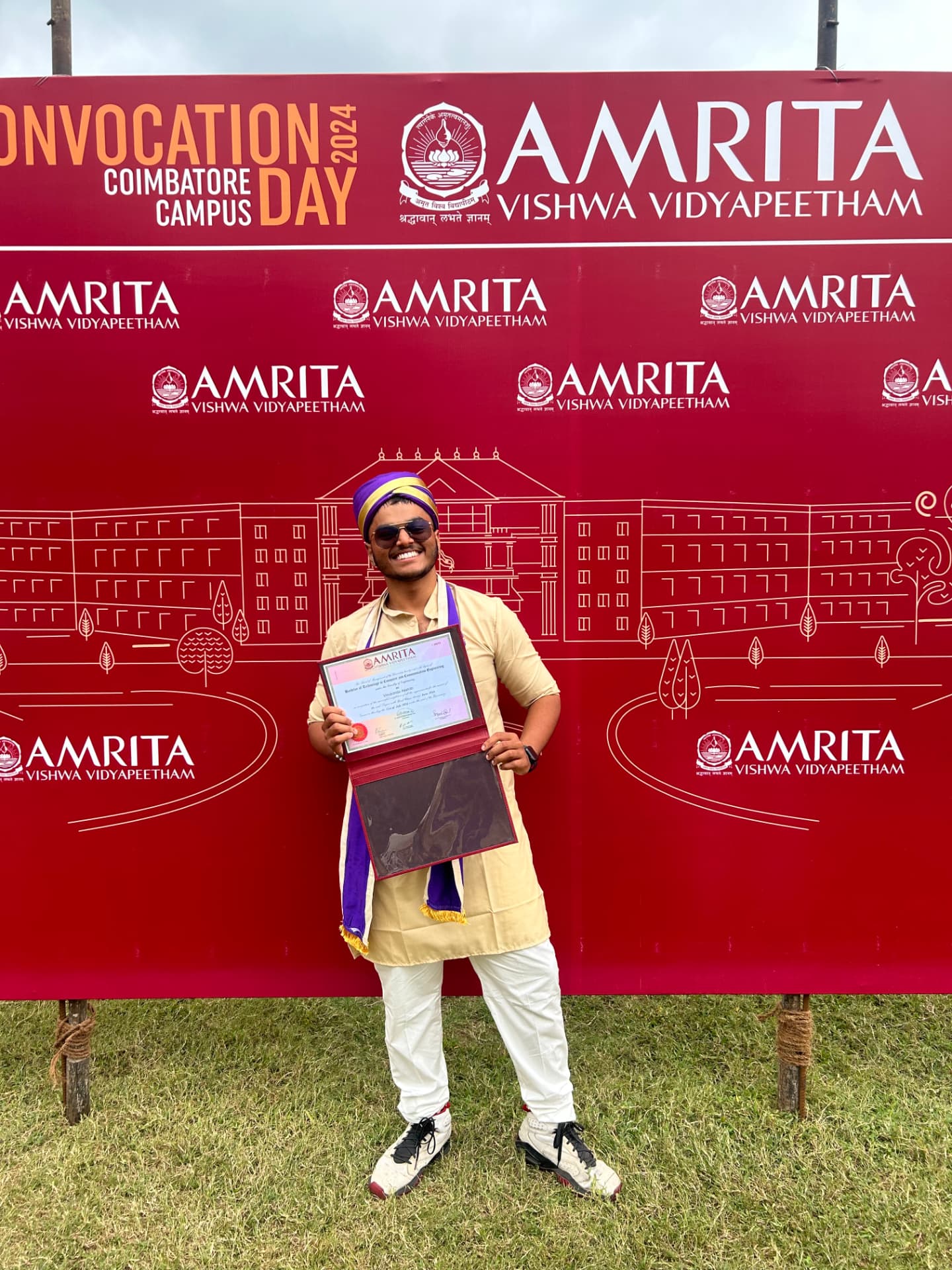 Akshith Vinukonda Graduation Day